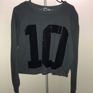 Victoria Secret Sport cropped crew pullover